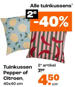 Kwantum Alle tuinkussens 2e -40% aanbieding