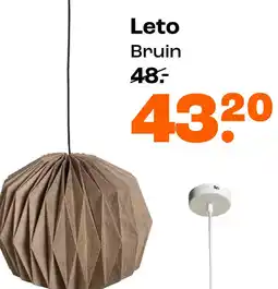 Kwantum Leto Bruin aanbieding