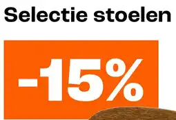 Kwantum Selectie stoelen -15% aanbieding