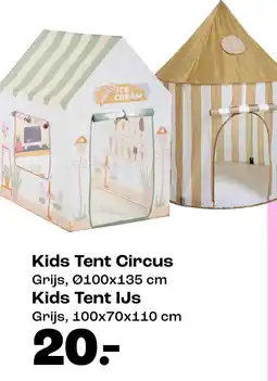 Kwantum Kids Tent Circus of IJs aanbieding