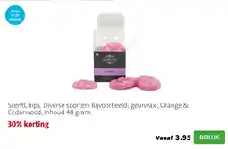 Intratuin ScentChips. Diverse soorten. Bijvoorbeeld: geurwax , Orange & Cedarwood, inhoud 48 gram. aanbieding