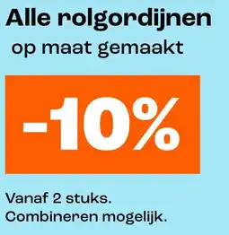 Kwantum Alle rolgordijnen op maat gemaakt -10% aanbieding