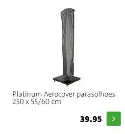 Intratuin Platinum Aerocover parasolhoes 250 x 55/60 cm aanbieding