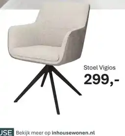 INHOUSE Stoel Vigios aanbieding