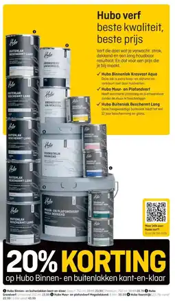 Hubo op Hubo Binnen- en buitenlakken kant-en-klaar aanbieding
