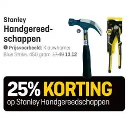 Hubo Stanley Handgereed- schappen aanbieding