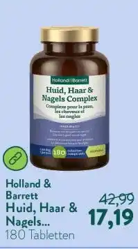 Holland & Barrett Huid, Haar & Nagels Complex - 180 tabletten aanbieding