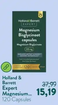 Holland & Barrett Expert Magnesium Bisglycinaat 120mg aanbieding