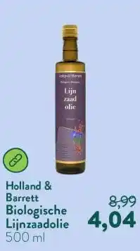 Holland & Barrett Biologische Lijnzaadolie aanbieding
