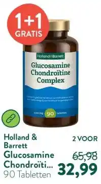 Holland & Barrett Glucosamine Chondroïtine Complex aanbieding