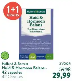 Holland & Barrett Huid & Hormoon Balans - 42 capsules aanbieding