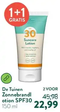 Holland & Barrett Zonnebrandlotion SPF30 aanbieding