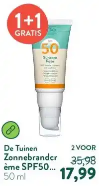 Holland & Barrett Zonnebrandcrème SPF50 Gezicht aanbieding