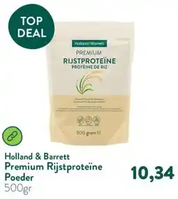 Holland & Barrett Premium Rijstproteïne Poeder aanbieding