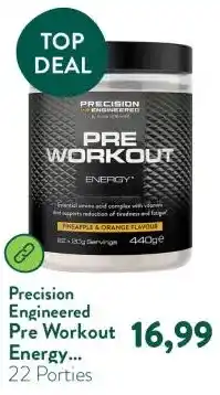 Holland & Barrett Pre Workout Energy Ananas & Sinaasappel - 440g aanbieding