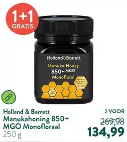 Holland & Barrett Manukahoning 850+ MGO Monofloraal aanbieding