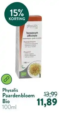 Holland & Barrett Paardenbloem Bio aanbieding