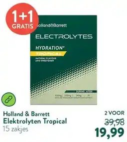 Holland & Barrett Elektrolyten Tropical aanbieding