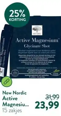 Holland & Barrett Active Magnesium Glycinate Shot - 15 sachets aanbieding