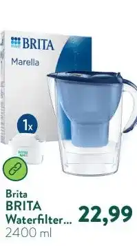 Holland & Barrett BRITA Waterfilterkan Marella Blauw - 2,4L - Incl. Maxtra Pro waterfilter aanbieding