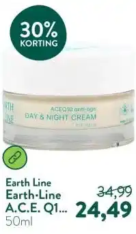 Holland & Barrett Earth·Line A.C.E. Q10 Dag & Nachtcrème aanbieding