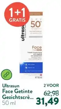 Holland & Barrett Face Getinte Gezichtscrème Anti-Age SPF50+ aanbieding