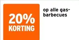 GAMMA op alle gas- barbecues aanbieding