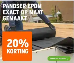 GAMMA PANDSER EPDM EXACT OP MAAT GEMAAKT aanbieding