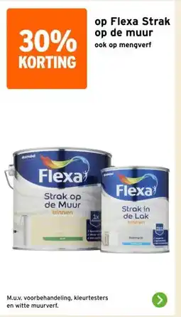 GAMMA op Flexa Strak op de muur aanbieding