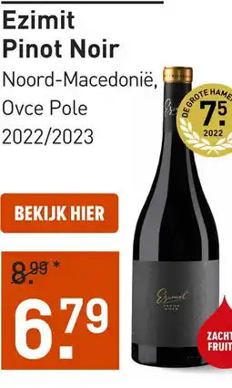 Gall & Gall Ezimit Pinot Noir 75CL aanbieding