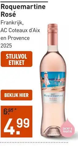 Gall & Gall Roquemartine Rosé 75CL aanbieding