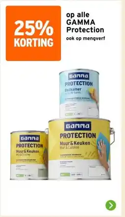 GAMMA op alle GAMMA Protection aanbieding