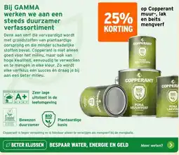 GAMMA op Copperant muur-, lak en beits mengverf aanbieding