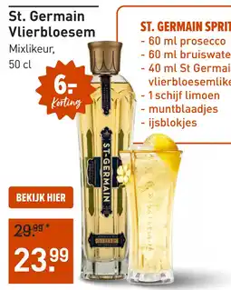 Gall & Gall St. Germain Vlierbloesem 50CL aanbieding