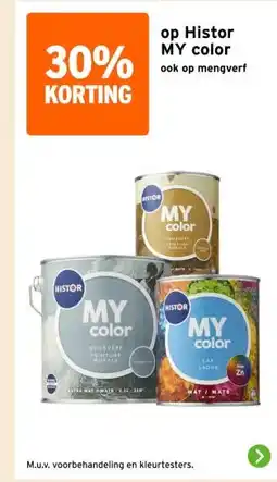 GAMMA op Histor MY color aanbieding
