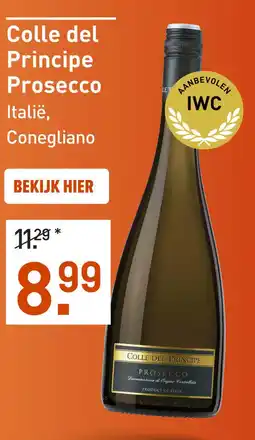 Gall & Gall Colle del Principe Prosecco 75CL aanbieding