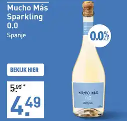 Gall & Gall Mucho Más Sparkling 0.0 75CL aanbieding
