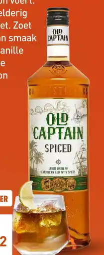 Gall & Gall Old Captain Spiced 100CL aanbieding