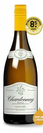 Gall & Gall Les Esperons Chardonnay 75CL aanbieding