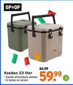 GAMMA Koelbox 23 liter aanbieding