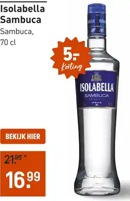 Gall & Gall Isolabella Sambuca 70CL aanbieding