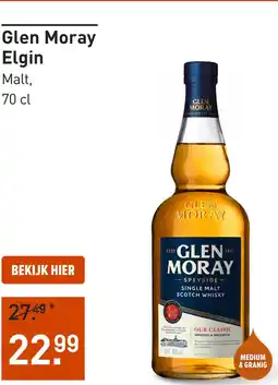 Gall & Gall Glen Moray Elgin 70CL aanbieding