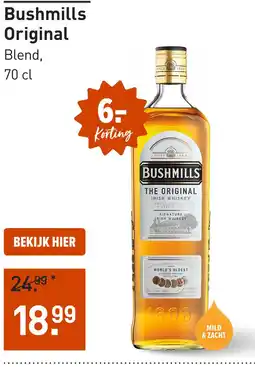 Gall & Gall Bushmills Original 70CL aanbieding