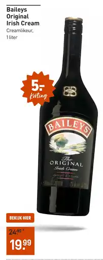Gall & Gall Baileys Original Irish Cream 100CL aanbieding
