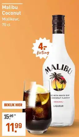 Gall & Gall Malibu Coconut 70CL aanbieding