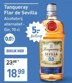 Gall & Gall Tanqueray Flor de Sevilla Alcoholvrij 70CL aanbieding