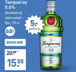 Gall & Gall Tanqueray 0.0% 70CL aanbieding
