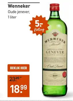 Gall & Gall Wenneker Oude Genever 100CL aanbieding