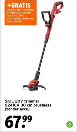 GAMMA SKIL 20V trimmer 0241CA aanbieding