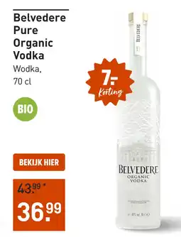 Gall & Gall Belvedere Pure Organic Vodka 70CL aanbieding